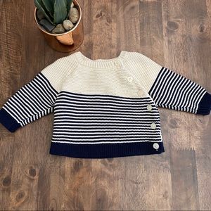 GAP - Baby Boy Striped Sweater size: 0-3mo
